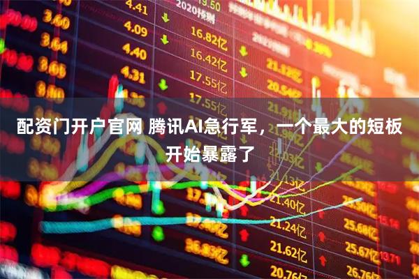 配资门开户官网 腾讯AI急行军，一个最大的短板开始暴露了